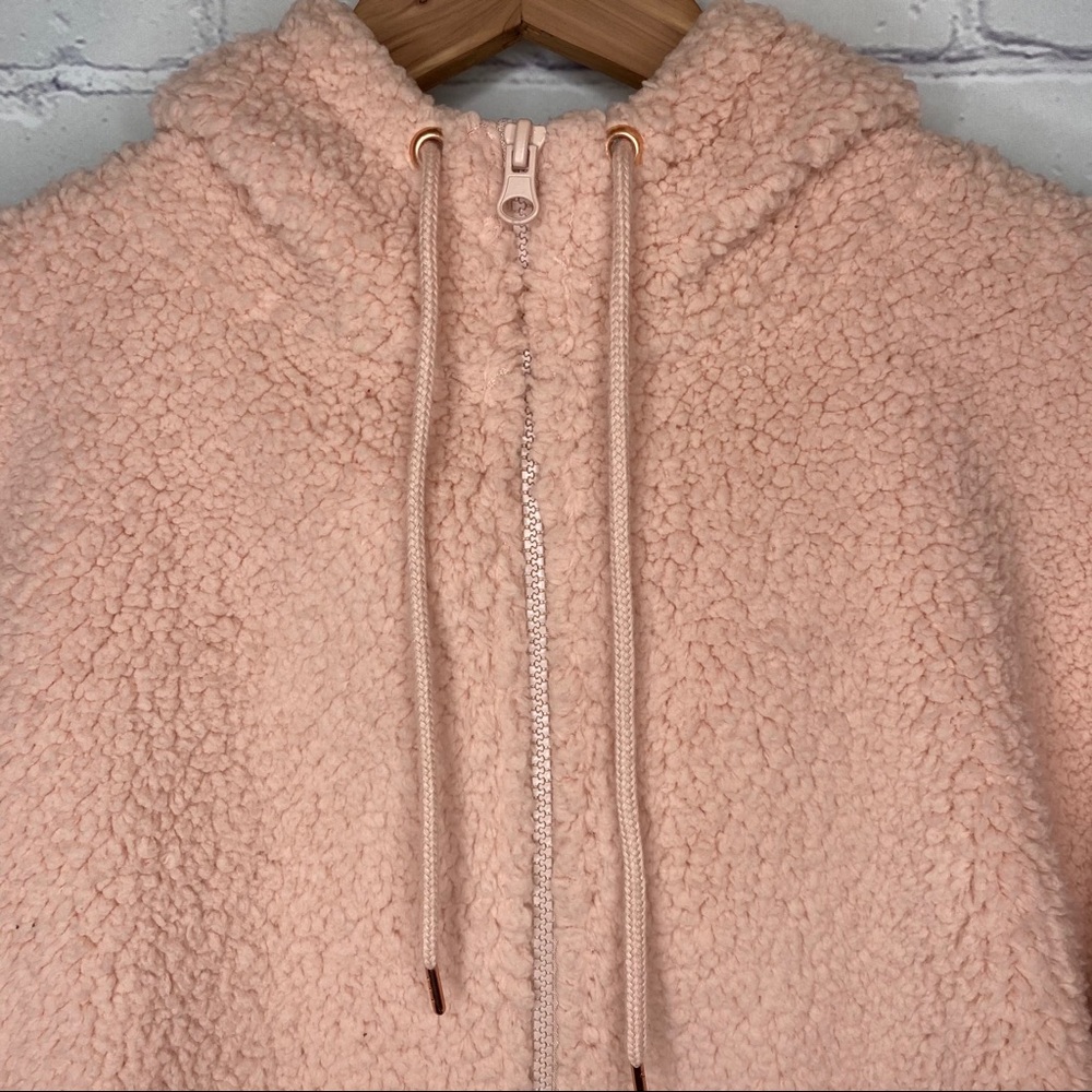 C9 by Champion Fuzzy Sherpa Fleece Teddy Zip Up Hoodie - Picture 4 of 9
